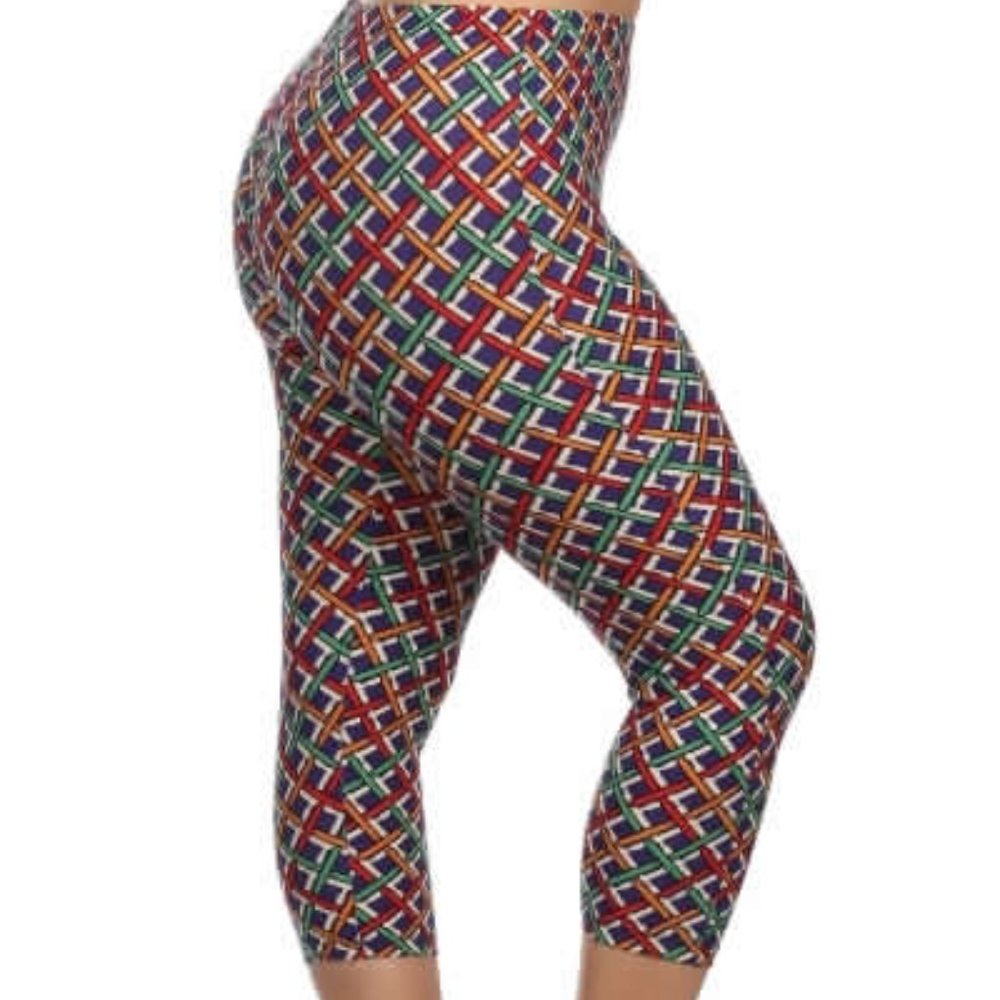 Women's Plus Size Capri Leggings